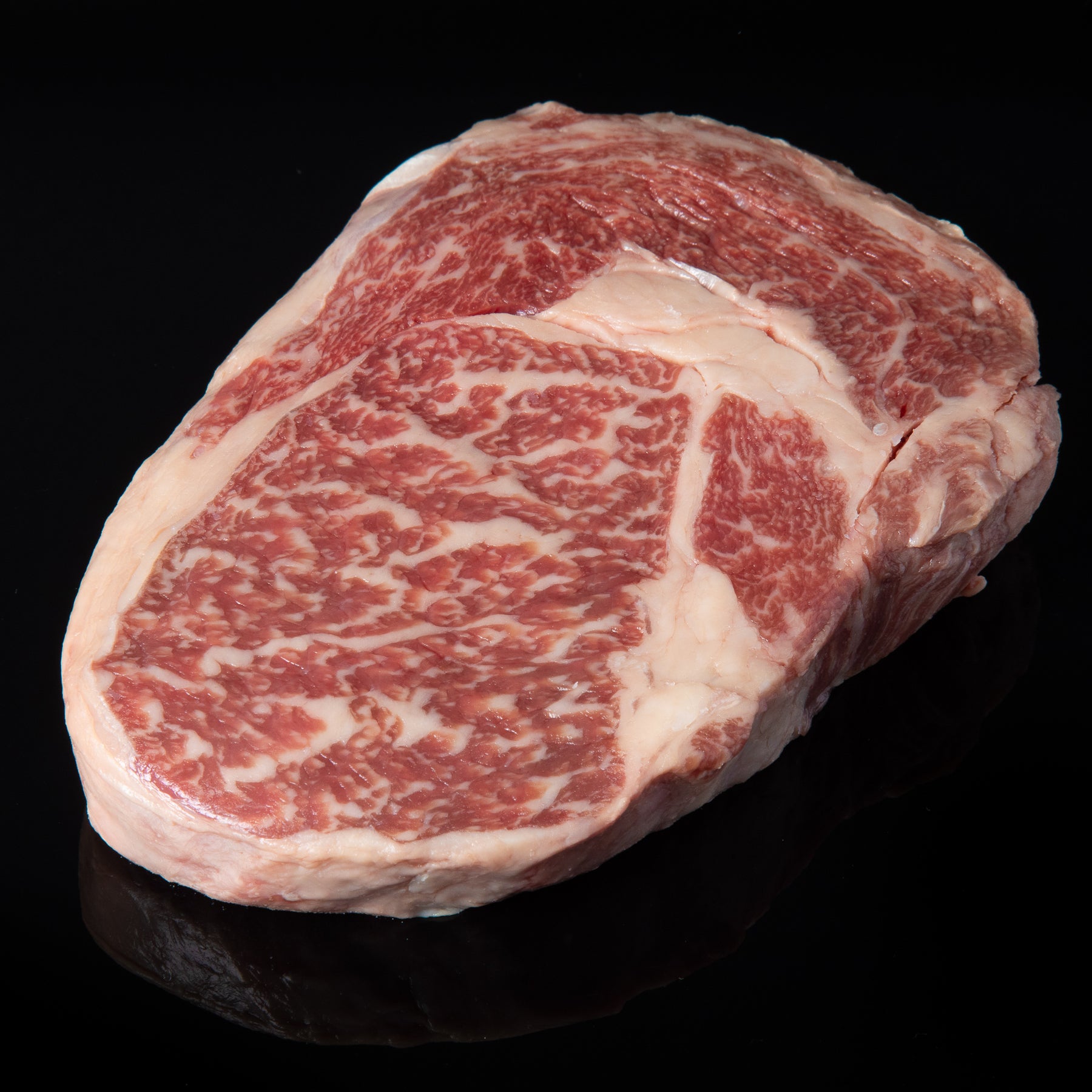 Blood Shot Ribeye Stone Axe Full Blood Australian Wagyu 16 oz. Ribeye – The Wagyu Den